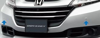 HONDA ホンダ ODYSSEY オデッセイ ホンダ純正 フロント センサーインジケーターパッケージ G全用 クリスタルブラックP 2016.12〜仕様変更 08Z01-T6A-A30の通販は 16,870円