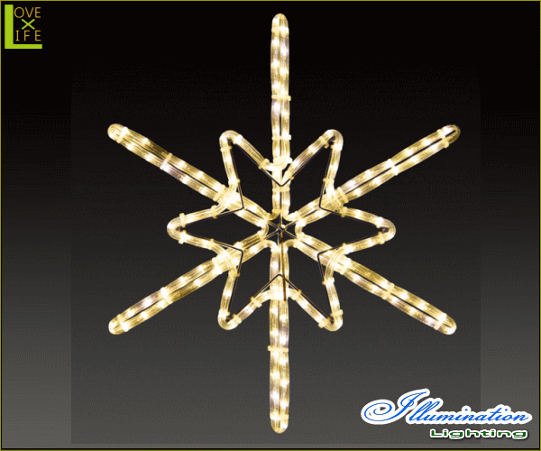 【イルミネーション】ツインクルスノーフラッシュ【S】【雪】【結晶】【スノー】【フレーク】【クリスタル】【LED】【フォルム】【電飾】【モチーフ】【クリスマス】【かわいい】