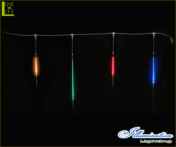 【無限変色】【イルミネーション】スターダストスリム【50球】【RGB】【流れ星】【流星】【雫】【スター】【LEDライト】【ストレート】【電飾】【装飾】【クリスマス】【輝き】【美しい】【イルミ】【ライト】