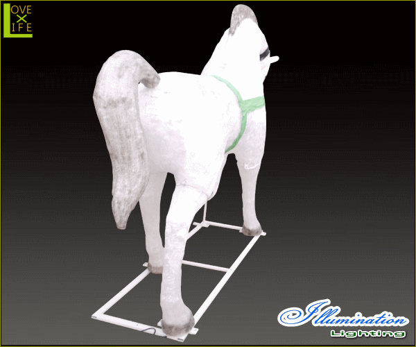 【大型商品】【イルミネーション】キングホース【馬】【ホース】【うま】【3D】【クリスマス】【イルミネーション】【電飾】【装飾】【飾り】【パーティ】【イベント】【光】【LED】【モチーフ】【オブジェ】_6