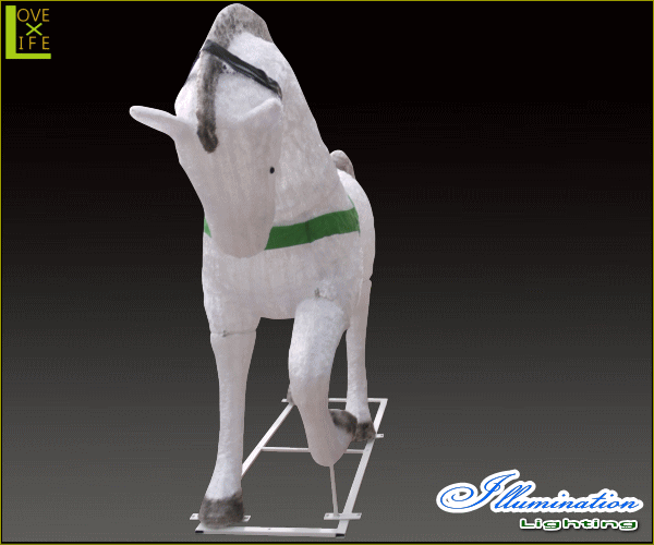 【大型商品】【イルミネーション】キングホース【馬】【ホース】【うま】【3D】【クリスマス】【イルミネーション】【電飾】【装飾】【飾り】【パーティ】【イベント】【光】【LED】【モチーフ】【オブジェ】_5