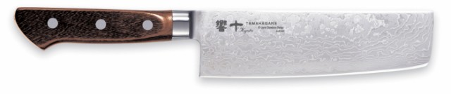 響十 ダマスカス鋼菜切包丁160mm （KP-1116） 送料無料 日本製のサムネイル