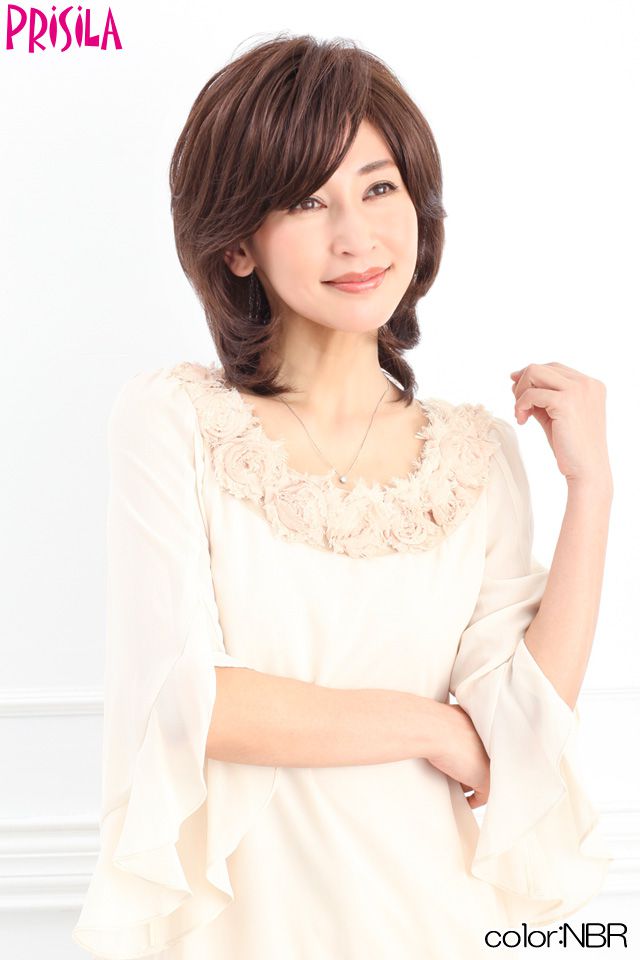 ミセス総手植えオールウィッグ A-006【PRISILA】 (送料無料) ミセス総手植えオールウィッグ A-006【PRISILA】 (送料無料)