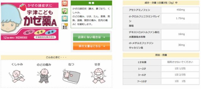 風邪薬 宇津 こどもかぜ薬ａ１２包 指定第2類医薬品 かぜ症状 こども おこさま 宇津救命丸 海外発送対応 の通販はau Pay マーケット 松林堂薬局 アクセット