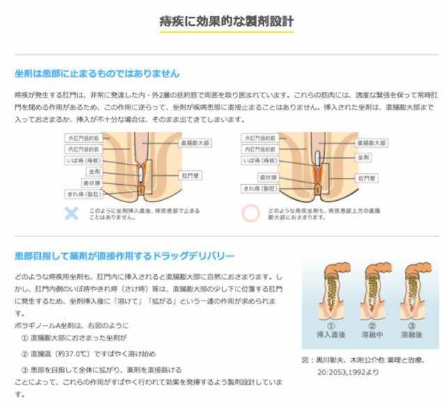 痔の薬 ボラギノールa坐剤 個 第2類医薬品 痔 いぼ痔 きれ痔 さけ痔 出血 はれ かゆみの緩和 リドカイン 痔の薬 武田薬品 の通販はau Pay マーケット 松林堂薬局 アクセット