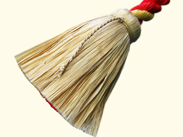 鈴紐 鈴緒 紅白化繊 網無し11尺 送料無料の通販はau Pay マーケット 神棚の里