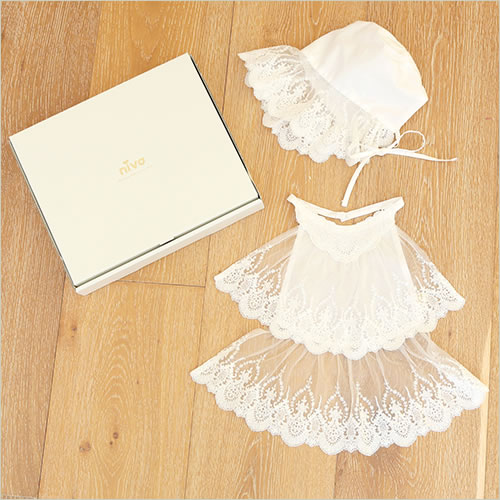 セレモニードレス Niva ニヴァ Ceremony Bib 1 セレモニービブ スタイ よだれかけ 赤ちゃん ベビー 男の子 女の子 新生児 お宮参り 出産の通販はau Pay マーケット ホッチポッチ自由が丘web Shop