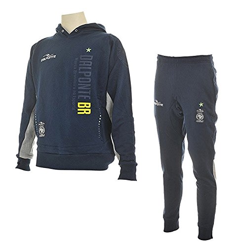 DalPonteダウポンチ スウェットパーカー&テーパードスウェットパンツ Sサイズ [ DPZ0178： DPZ0180] NVY（ネイビー）