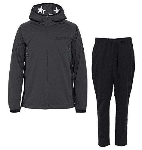 SVOLMEスボルメ テックブレーカートップ&テックパンツ XSサイズ グレー/ブラック 181-64601-020-XS-W