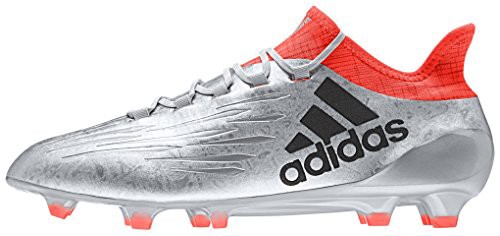 アディダス（adidas） エックス 16.1 FG/AG シルバー/ブラック/レッド