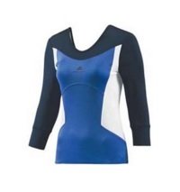 adidasアディダス adibarricade by Stella（テニスウェア） Sサイズ WD392 (F39675)カレッジネイビー/プライムブルーS12/ホワイト