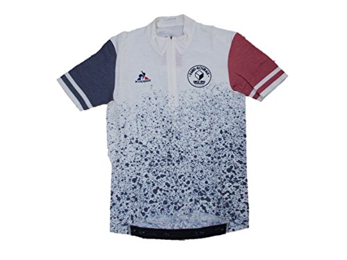 le coq sportif(ルコックスポルティフ) メンズ 半袖 ジャージ Oサイズ QC-74165RX WHTホワイト