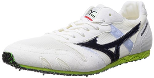 [ミズノ] MIZUNO CHRONO DIST7 U1GA1503 14 (ホワイト×ネイビー/285)