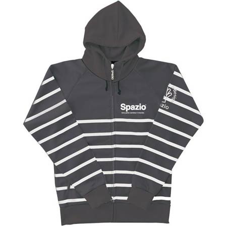 (スパッツィオ)SPAZIO FORMAZIONE ジップパーカー(ジャージ素材)【全3色】TP-0394 (M， チャコールグレー)の通販は 8,050円