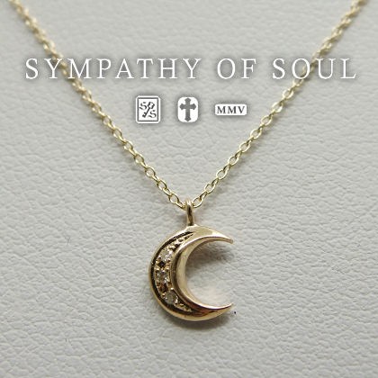 シンパシーオブソウル ゴールドネックレス レディース sympathy of soul ペンダント アクセサリー Holy Moon - K10 (ネックレス レディ