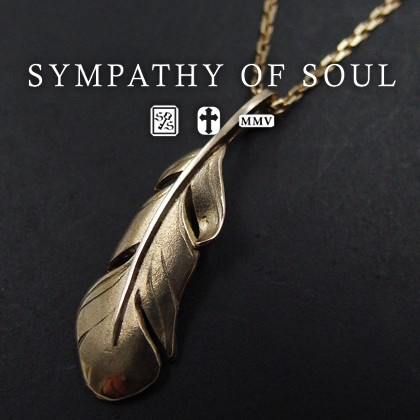 シンパシーオブソウル SYMPATHY OF SOUL K10フェザーネックレス購入を