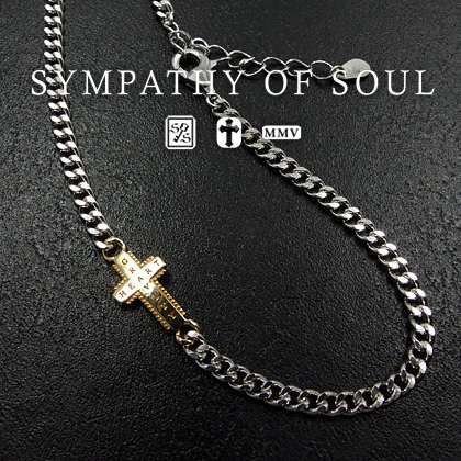 シンパシーオブソウル ブレスレット Silver × K18Yellow Gold メンズ レディース ユニセックス sympathy of soul アクセサリー【送料無