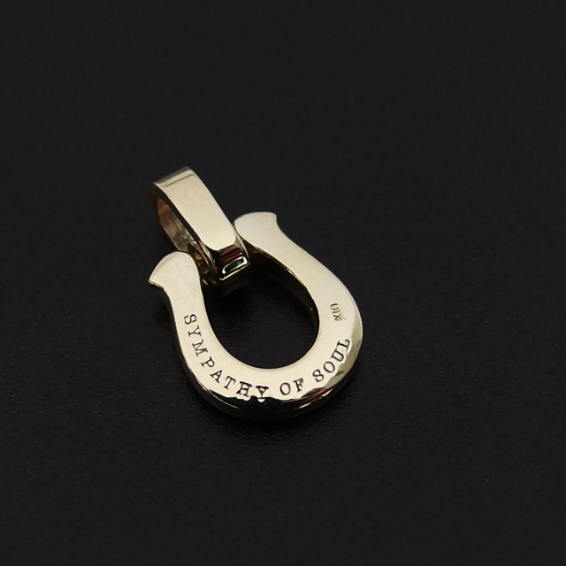 シンパシーオブソウル ホースシューk10ゴールドネックレス メイン 馬蹄 男女兼用 sympathy of soul ペンダント アクセサリー  K10  (ゴー_2