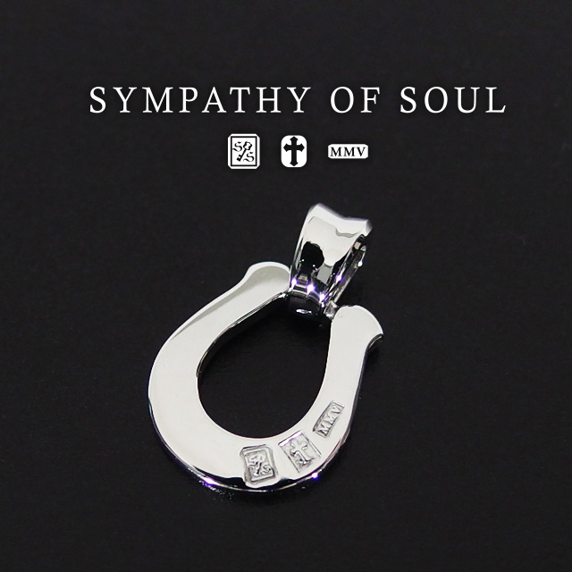 シンパシーオブソウル ホースシューシルバーネックレス メイン Horseshoe Large Pendant - Silver ユニセックス sympathy of soul ペンダ