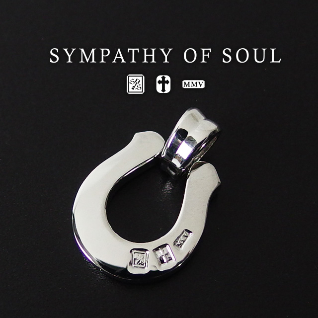 シンパシーオブソウル ホースシュー エクストララージ シルバー ペンダント 馬蹄 メンズ sympathy of soul Horseshoe XL Pendant - Silve