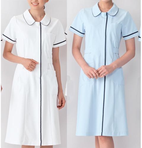 022 Kazenカゼン ワンピース 半袖白衣 白衣 医療用白衣 看護師用 ナース 大きいサイズ 白 ホワイト ネイビー ナース の通販はau Pay マーケット 白衣ネット