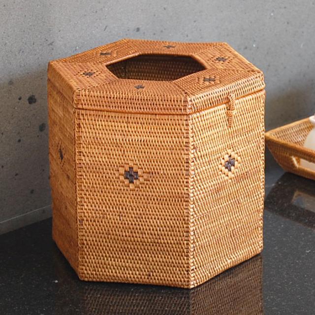 アジアン　バリ島　アタ製　BOX 縦型 アジアンバリ島アタ製BOX 縦型