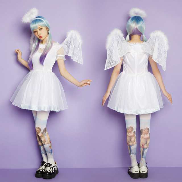 送料無料 Costume Lunatic Lemony Lollipop Amoプロデュース Sugar Angel 天使 Mサイズ コスプレ衣装 コスチューム ハロウィンの通販はau Pay マーケット キラキラ アイランド