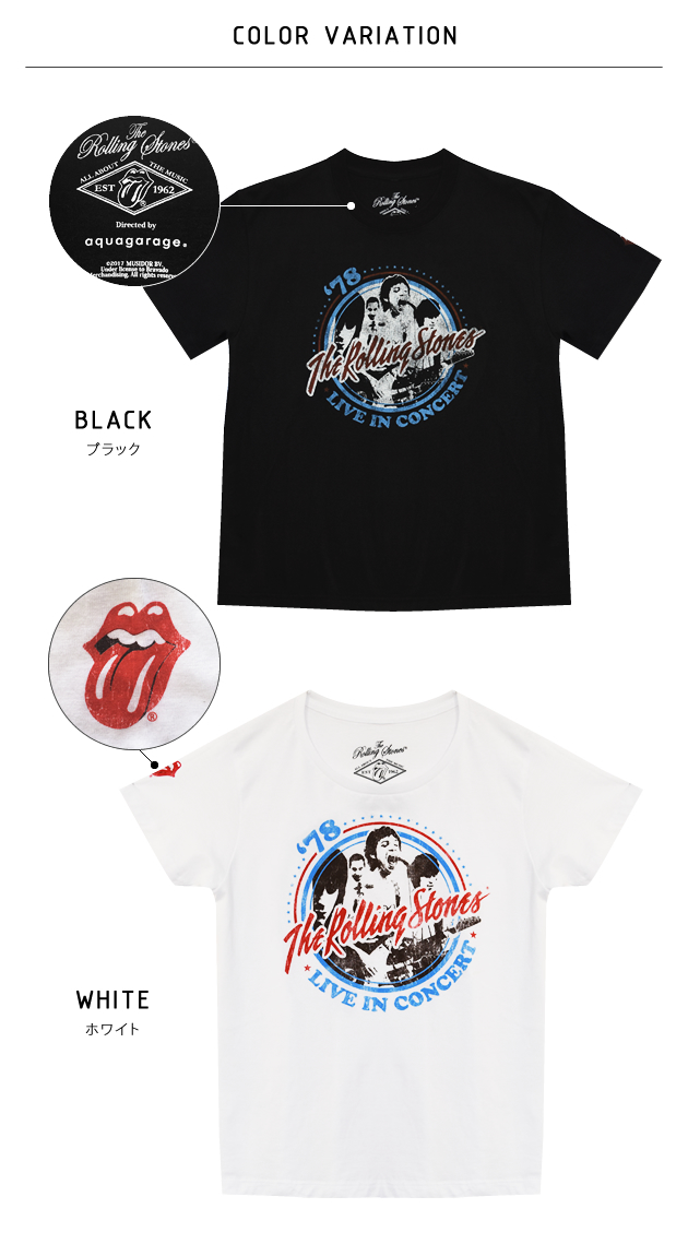 ローリング　ストーンズTシャツ ザ・ローリング・ストーンズ ロック Tシャツ レディース メンズ