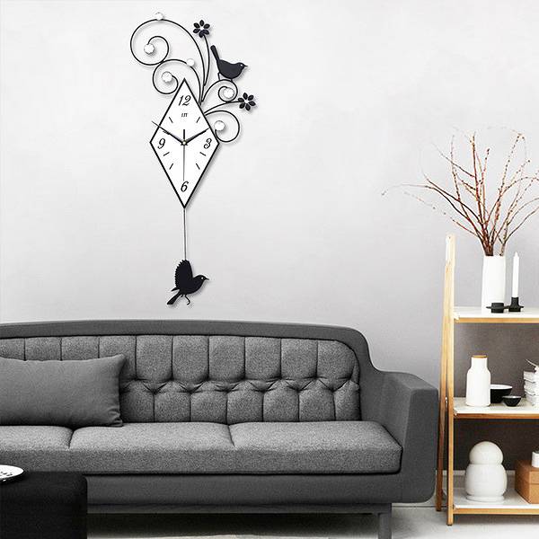 送料無料 海外 ｼﾙｴｯﾄ掛け時計 ｼﾝﾌﾟﾙﾓダﾝ 小鳥やお花が北欧ﾃｲｽﾄを演出かけ時計 納期 約2 3週間 の通販はau Pay マーケット 株式会社candy