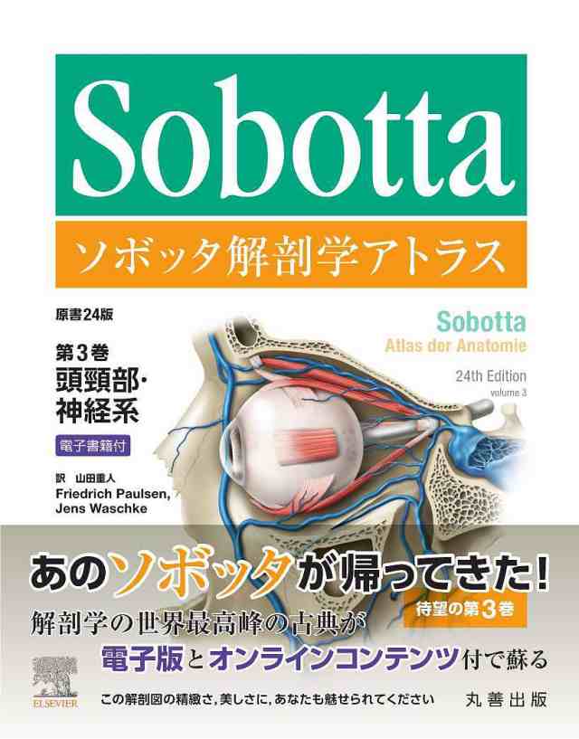 ソボッタ解剖学アトラス 第3巻/ＦｒｉｅｄｒｉｃｈＰａｕｌｓｅｎ/ＪｅｎｓＷａｓｃｈｋｅ/山田重人の通販は