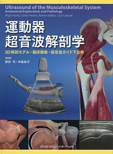 運動器超音波解剖学 3D解剖モデル・臨床画像・超音波ガイド下治療/ＩｎｉｇｏＩｒｉａｒｔｅ/中島祐子