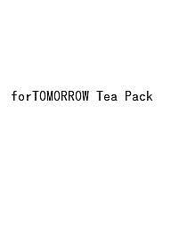 forTOMORROW Tea Pack