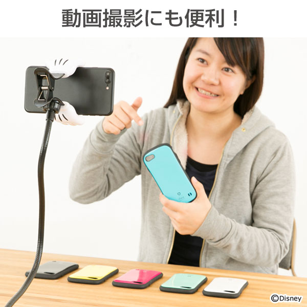 各種スマートフォン対応 ディズニー キャラクター ミッキー フレキシブル スマホスタンド クリップ式 ハンドの通販はau Pay マーケット Hamee ハミィ