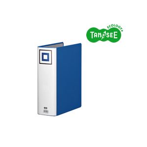 （まとめ）TANOSEE 両開きパイプ式ファイルV A4タテ 80mmとじ 青 10冊 送料無料！の通販は 6,970円