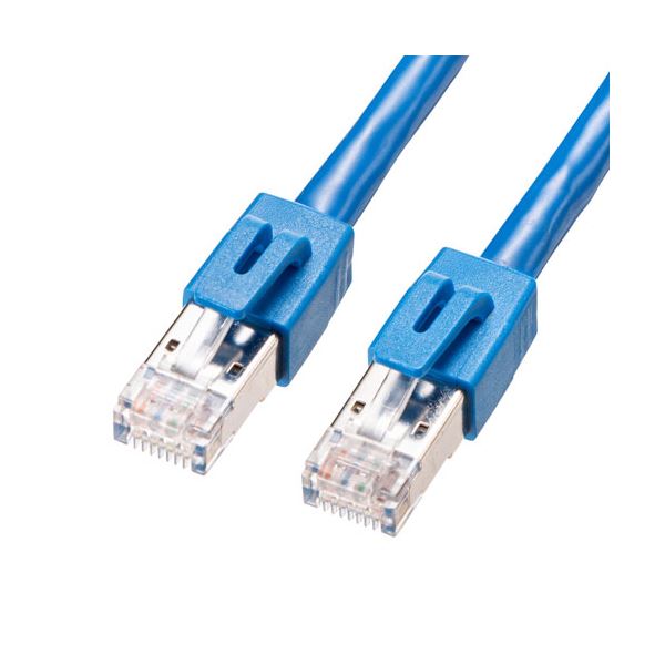 【5個セット】 サンワサプライ カテゴリ6STP LANケーブル 0.5m KB-T6STP-005BLX5 送料込！の通販は 6,292円