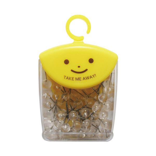 （まとめ）ミツヤ ツレテッテ マップピン頭径Φ6mm 針長10mm 透明 TM-8-T 1セット(350本：70本×5ケース)【の通販は 5,471円