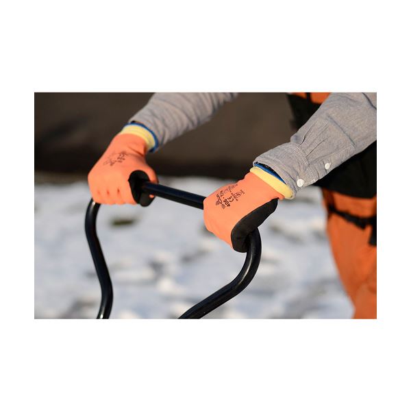 （まとめ）ショーワグローブ No.406防寒HOLD(ホールド) L オレンジ NO406-L 1双【×5セット】 送料無料！の通販は