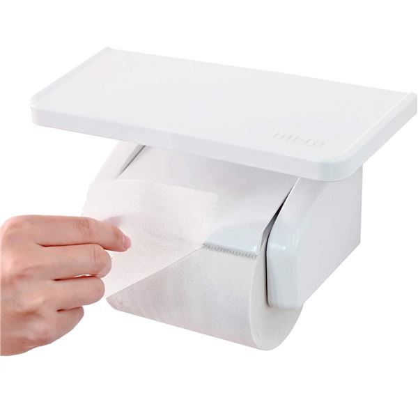【3個セット】 オカ fill+fit ワンタッチ ペーパーホルダー 棚付き 送料込！の通販は 5,377円