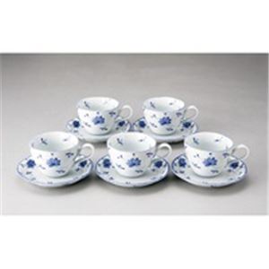 玉陶 花唐草コーヒー碗皿5客セット2306-3 送料無料！の通販は 5,188円