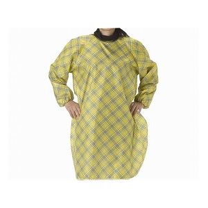 特殊衣料 食事前掛（超撥水） 袖付 ／1040 チェック（ネイビー） 送料無料！の通販は 5,350円