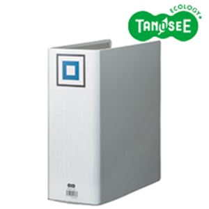 （まとめ）両開きパイプ式ファイルV A4-S 100mmとじ シルバー 10冊 送料無料！の通販は