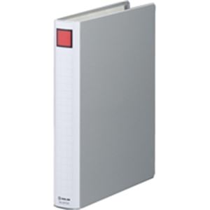 キングジム パイプ式ファイル/スーパードッチ脱着イージー 【A4/タテ型】 10冊入り とじ厚：30mm 2473A グレー 送の通販は 9,080円