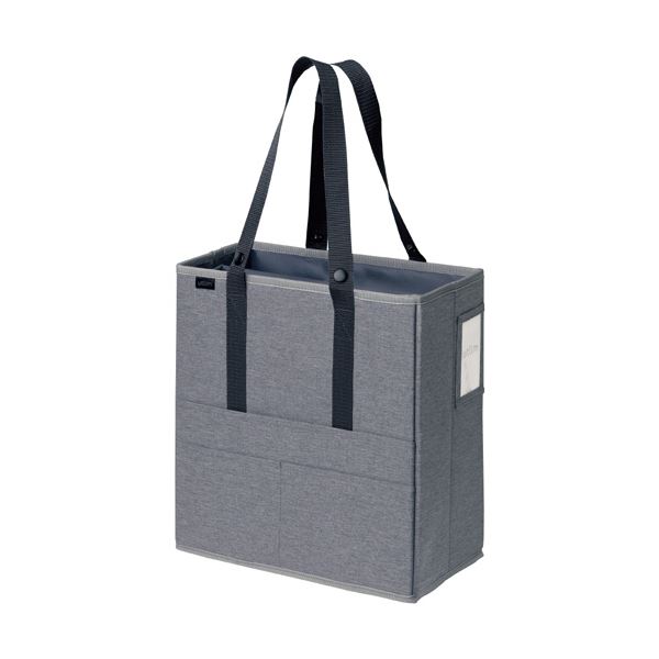 （まとめ）ソニック ユートリム キャビネットバッグタテ型 16cm幅 14型ノートPC対応 グレー UT-1490-GL 1セッの通販はその他文房具・事務用品