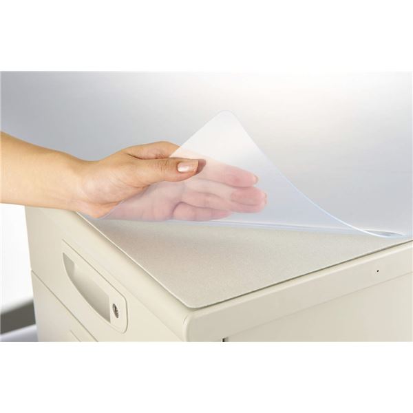 デスクマット 再生オレフィン1.5mm厚 1390×690mm グレーマット付 送料無料！の通販は