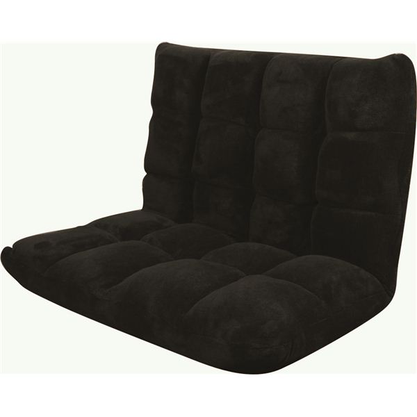 座椅子 パーソナルチェア 幅84cm ブラック 14段階 リクライニング もこもこリクライナー リビング ダイニング インテリアの通販は 10,841円