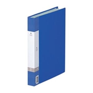 (業務用10セット) LIHITLAB クリアブック/クリアファイル リクエスト 【B5/タテ型】 固定式 G3208-8 青 の通販は 6,502円