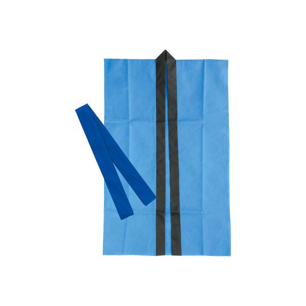 (まとめ)アーテック 不織布製はっぴ/法被 【Sサイズ】 ロング丈 袖なし ハチマキ付き ブルー(青) 【×40セット】 送料無の通販は