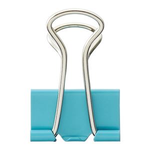 （まとめ） TANOSEE ダブルクリップ 中 口幅25mm ペールブルー 1箱（10個） 【×50セット】 送料無料！の通販は 8,210円