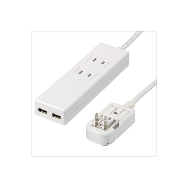 (まとめ)YAZAWA 海外用マルチ変換タップ2個口USB2ポート HPM6AC2USB2WH【×2セット】 送料無料！ 6,430円