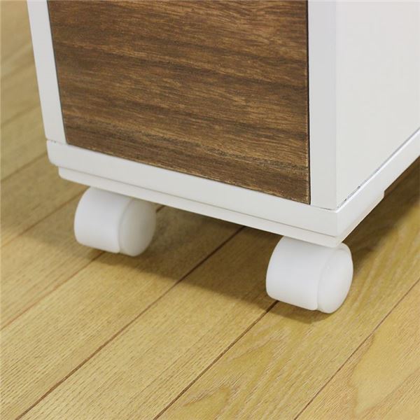 トイレラック トイレ収納 幅15.5cm ホワイト 引き出し ナチュラルカラー 木製 スリム 省スペース キャスター 店舗 オフ トイレラック トイレ収納 幅15.5cm ホワイト 引き出し ナチュラルカラー 木製 スリム 省スペース キャスター 店舗 オフ